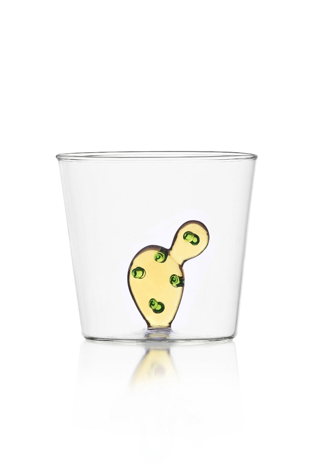 Ichendorf Milano-Desert Plants Amber Kaktüs Figürlü Cam Su Bardağı-Bardak-1-Milagron.com