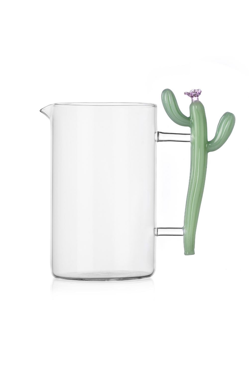 Ichendorf Milano-Desert Plants Mat Yeşil Kaktüs Saplı Cam Sürahi-Sürahi-1-Milagron.com