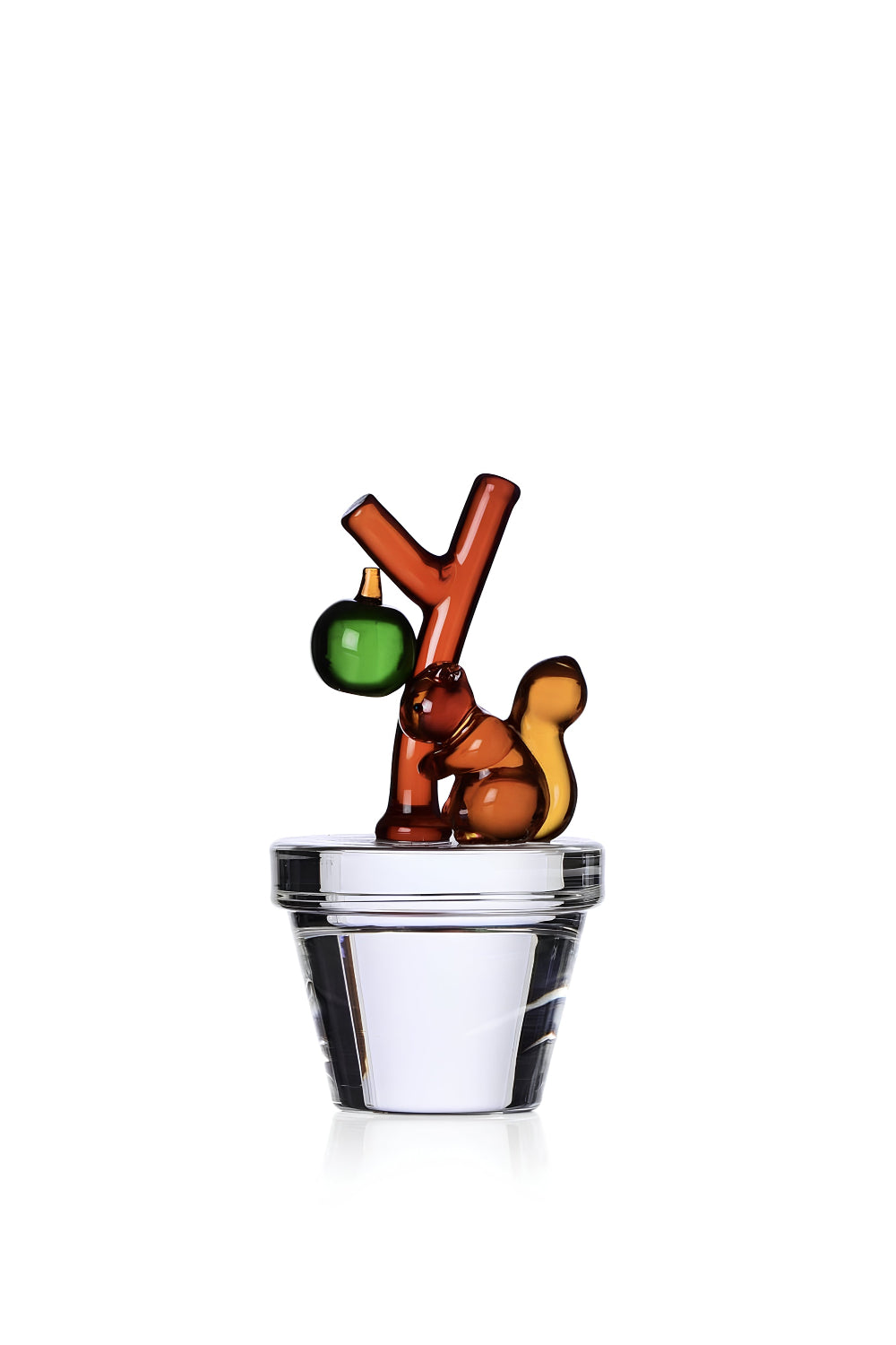 Ichendorf Milano-Fruits & Flowers No:3 Sincap Figürlü Dekoratif Cam Obje-Cam Obje-1-Milagron.com