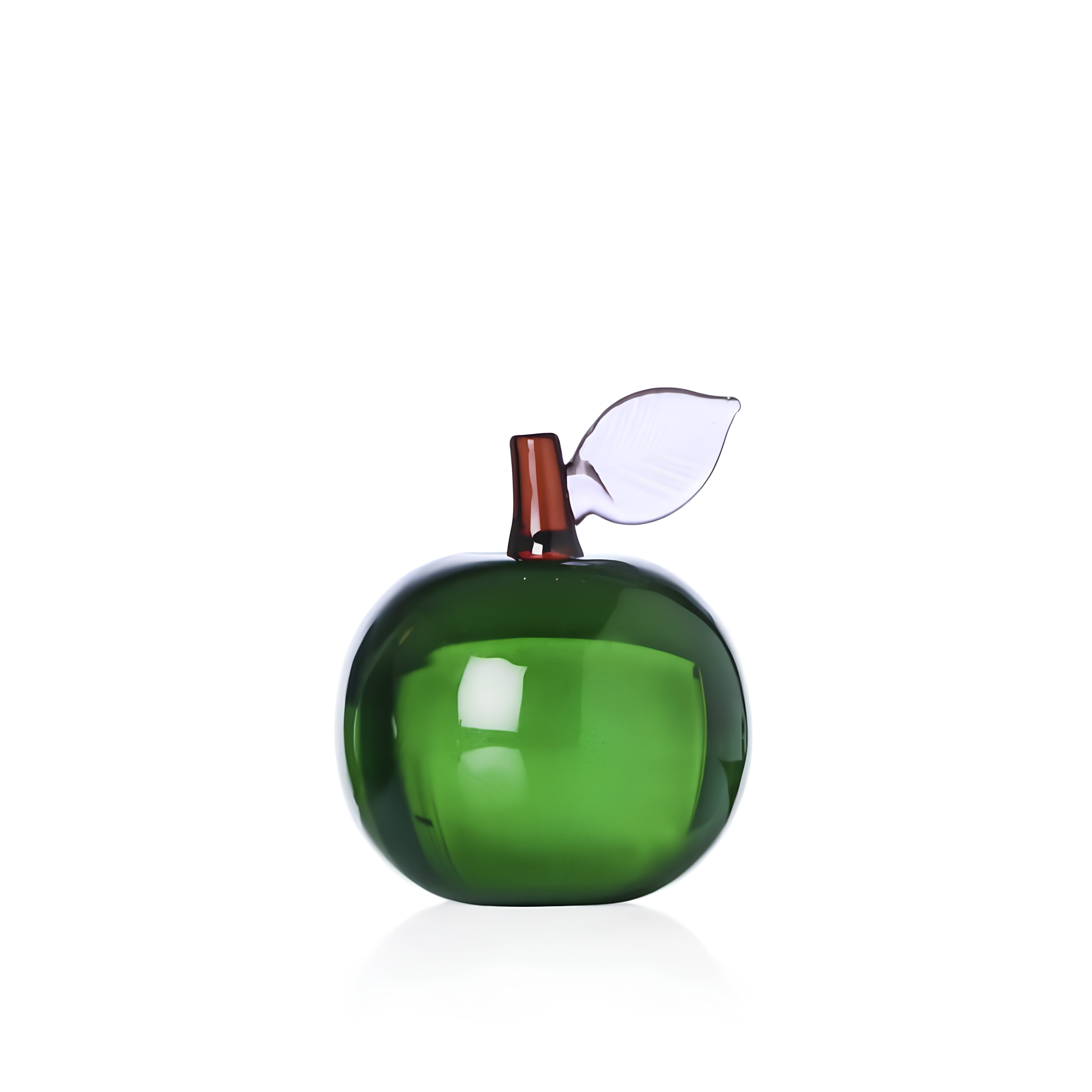 Ichendorf Milano-Fruits & Flowers No:4 Elma Formunda Dekoratif Cam Obje-Dekoratif Objeler-1-Milagron.com