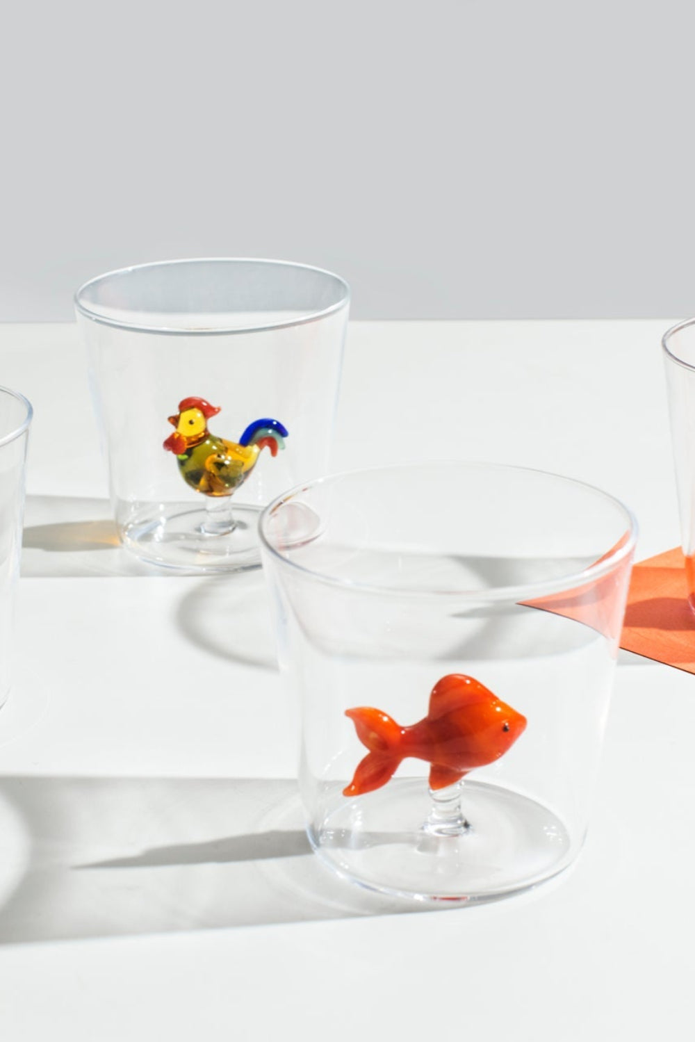 Ichendorf Milano-Horoz Figürlü Cam Su Bardağı-Bardak-3-Milagron.com