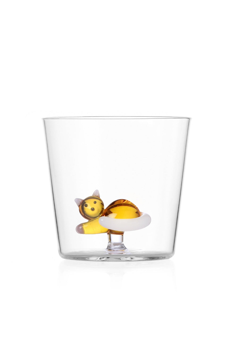 Ichendorf Milano-Kedi Figürlü Cam Su Bardağı No:3-Bardak-1-Milagron.com