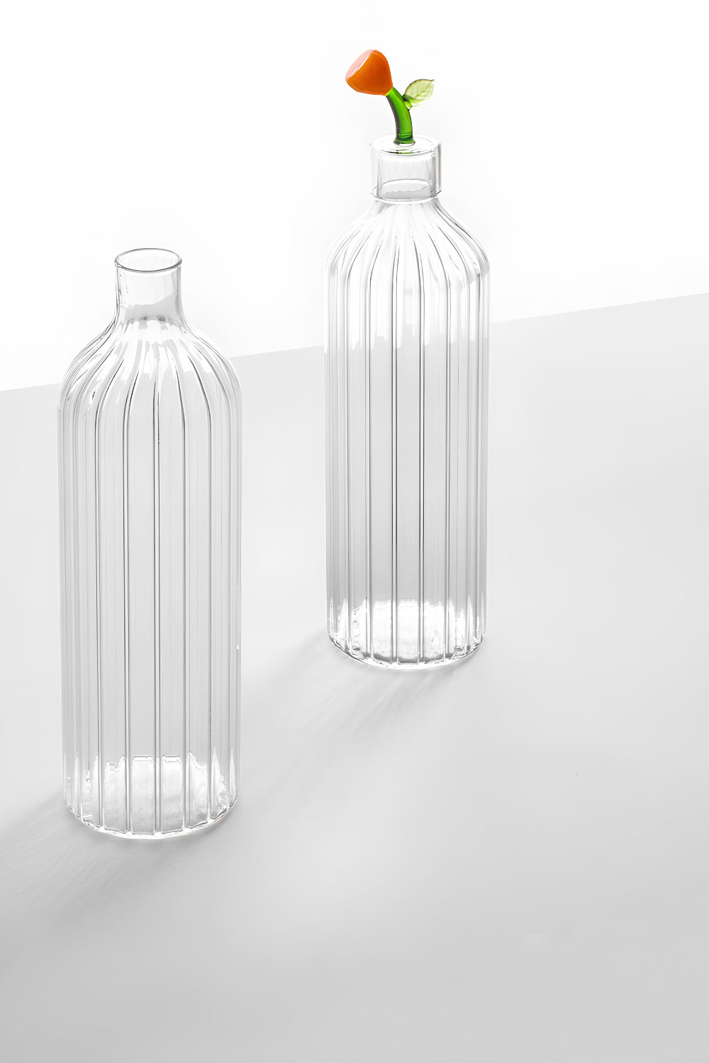 Ichendorf Milano-Mavi Çiçek Figürlü Cam Şişe-Şişe-3-Milagron.com