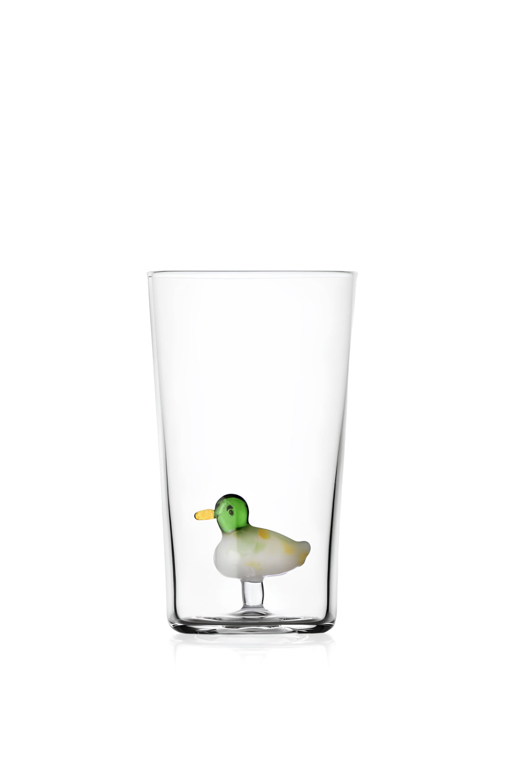 Ichendorf Milano-Ördek Figürlü Cam Meşrubat Bardağı-Bardak-1-Milagron.com