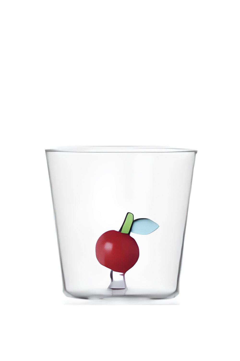 Ichendorf Milano-Red Apple Elma Figürlü Cam Su Bardağı-Bardak-1-Milagron.com