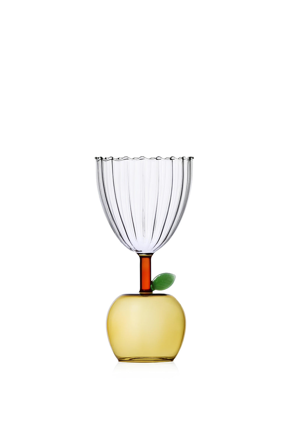 Ichendorf Milano-Sarı Elma Tabanlı Cam Bardak-Kadeh-1-Milagron.com