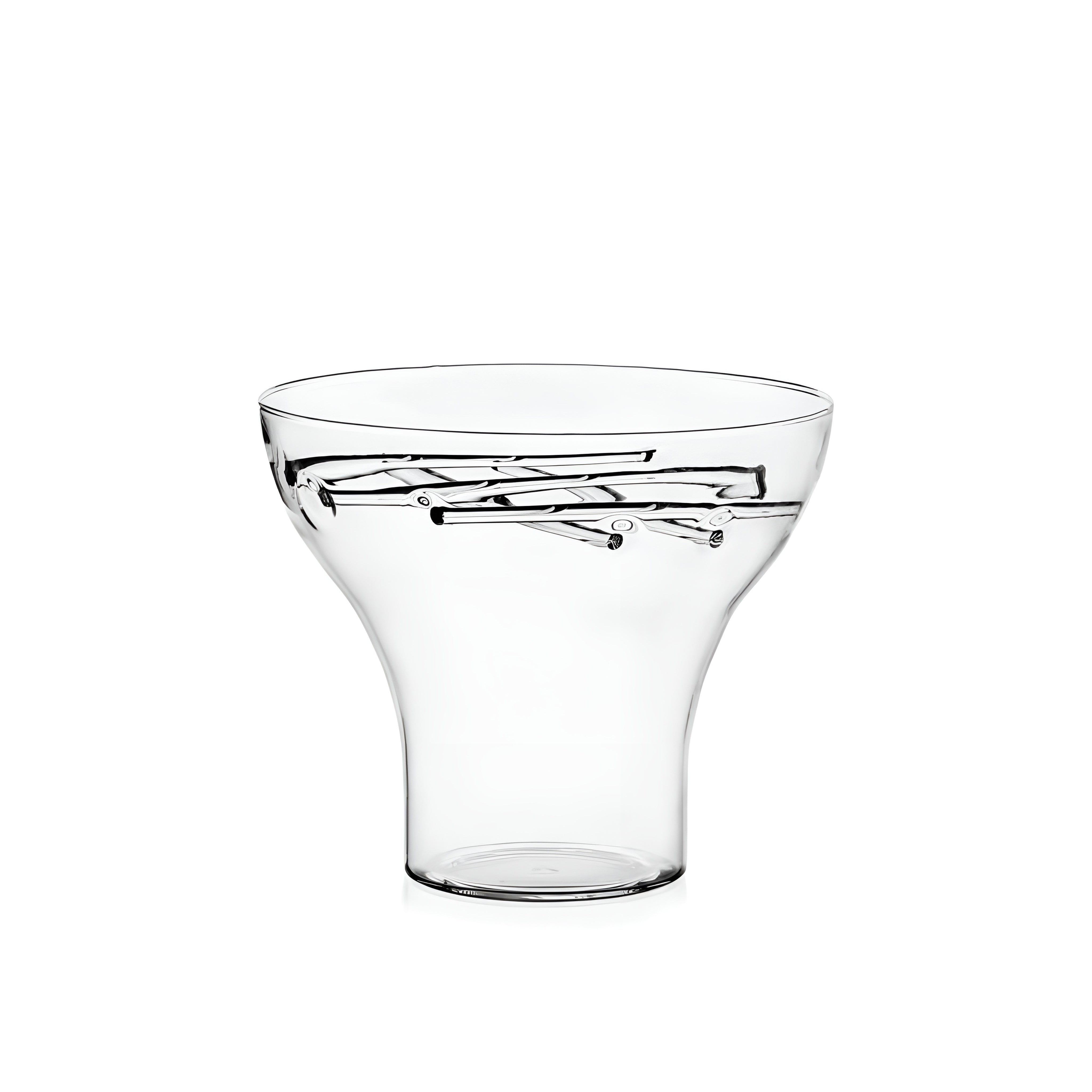 Ichendorf Milano-Trame Küçük Cam Vazo H:15cm-Vazo-1-Milagron.com