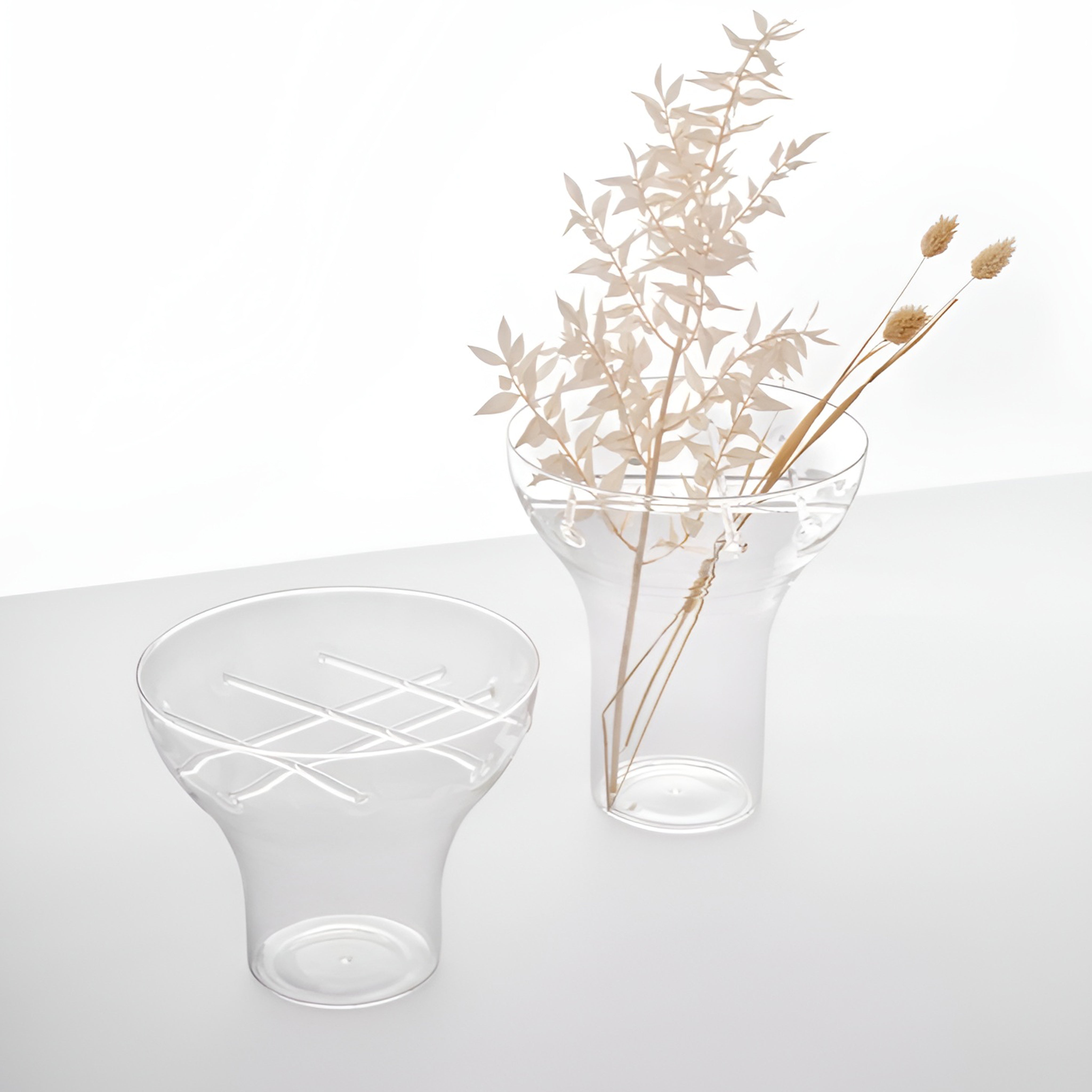 Ichendorf Milano-Trame Küçük Cam Vazo H:15cm-Vazo-2-Milagron.com