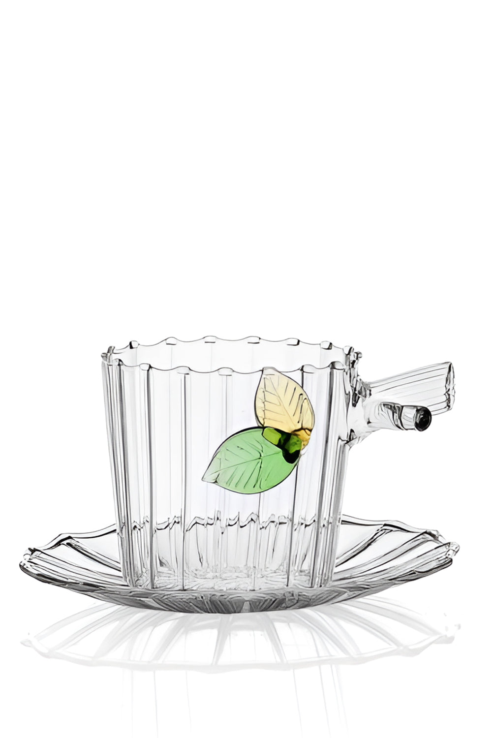 Ichendorf Milano-Yaprak Figürlü No:1 Cam Çay Bardağı-Çay Fincanı-1-Milagron.com