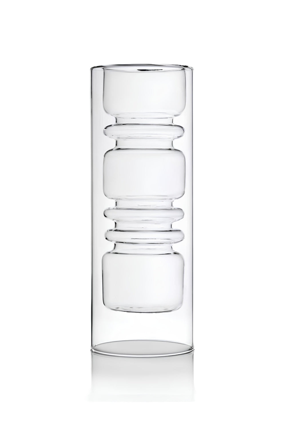 Ichendorf Milano-Çift Duvarlı Cam Vazo 30cm-Vazo-1-Milagron.com