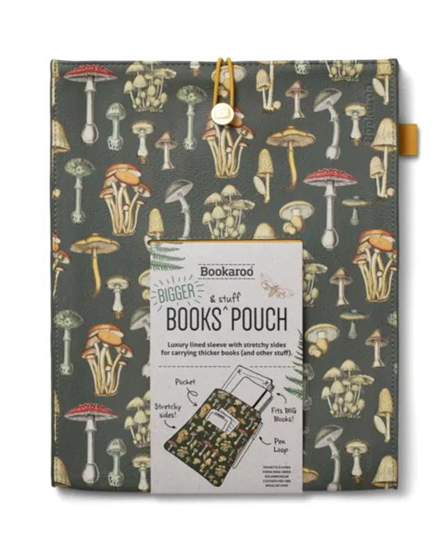 If-Bookaroo Books & Stuff Pouch Kitap&Defter Kılıfı Botanicam-Çizgili-1-Milagron.com
