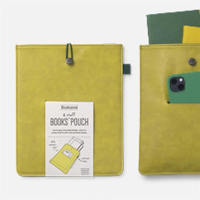 If-Bookaroo Books & Stuff Pouch Kitap&Defter Kılıfı Gold-Defter Kılıfı-2-Milagron.com