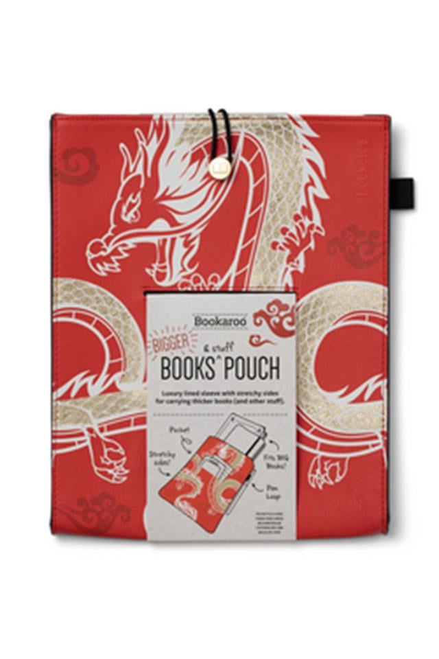 If-Bookaroo Books & Stuff Pouch Kitap&Defter Kılıfı Warrior Dragon-Çizgili-1-Milagron.com