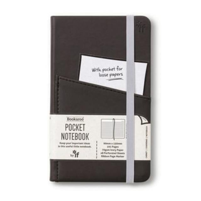 If-If Bookaroo Pocket (A6) Notebook Journal çizgili Defter Black-Çizgili-1-Milagron.com