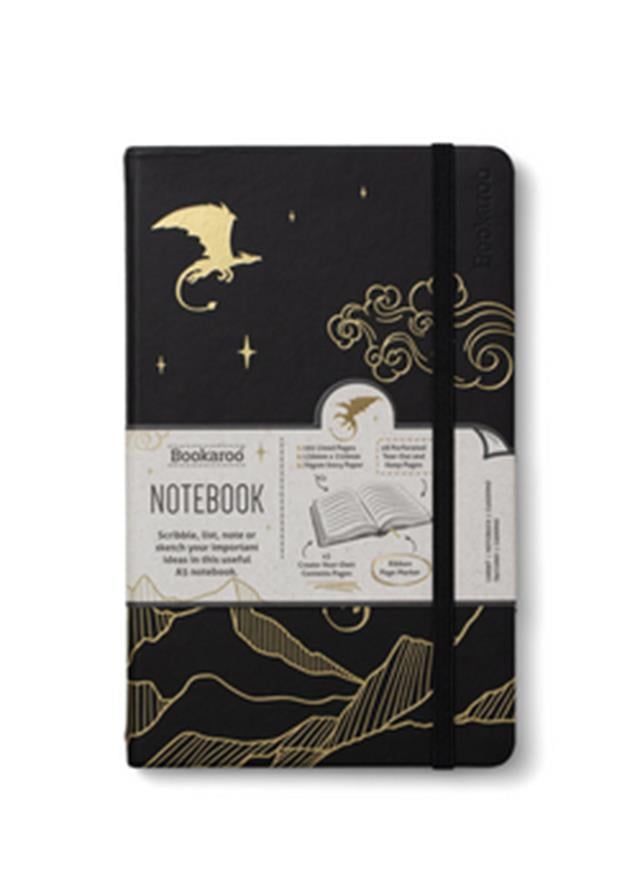 If-If Bookaroo A5 Notebook Journal çizgili Defter Dragon-Çizgili-1-Milagron.com