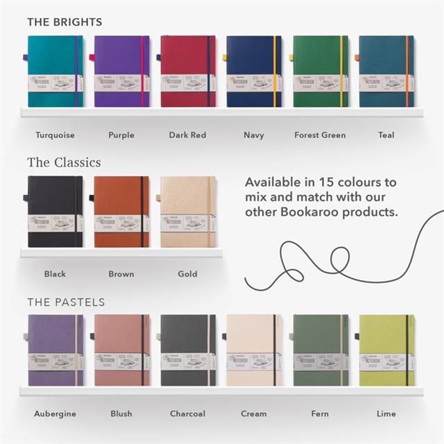 If-If Bookaroo Bigger Things Notebook Journal çizgili Defter Forest Green-Defter-2-Milagron.com