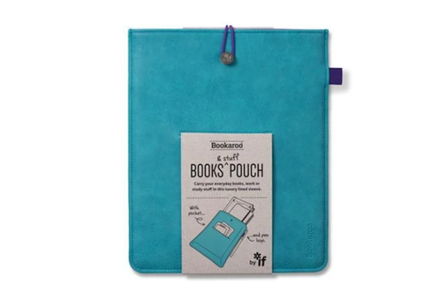 If-If Bookaroo Books & Stuff Pouch Kitap&Defter Kılıfı Turquoise-Defter-1-Milagron.com