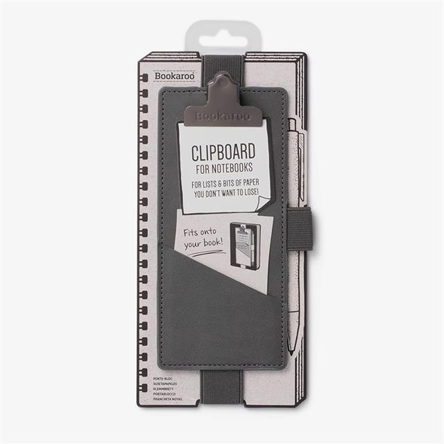 If-İf Bookaroo Clipboard Klipsli Kitap Ayracı Charcoal Gri-Kitap Ayracı-1-Milagron.com
