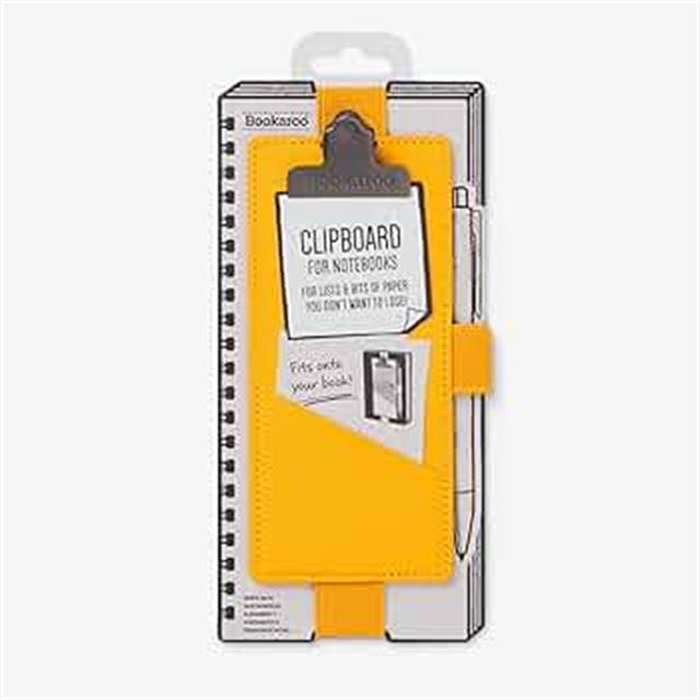 If-İf Bookaroo Clipboard Klipsli Kitap Ayracı Yellow Sarı-Kitap Ayracı-1-Milagron.com