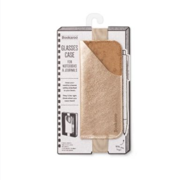 If-If Bookaroo Glasses Case Lastikli Gözlük Kılıfı Gold-Gözlük Kılıfı-1-Milagron.com