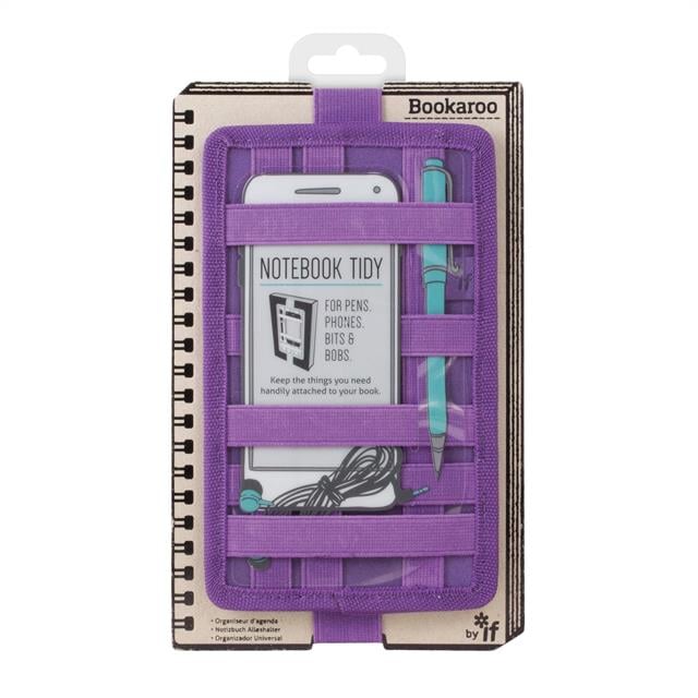 If-If Bookaroo Notebook Tidy Defter üzeri Düzenleyici Purple-Defter-1-Milagron.com