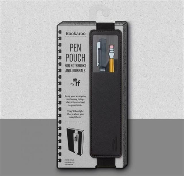 If-İf Bookaroo Pen Pouch Defter üstü Kalemlik Black-Kitap Ayracı-2-Milagron.com