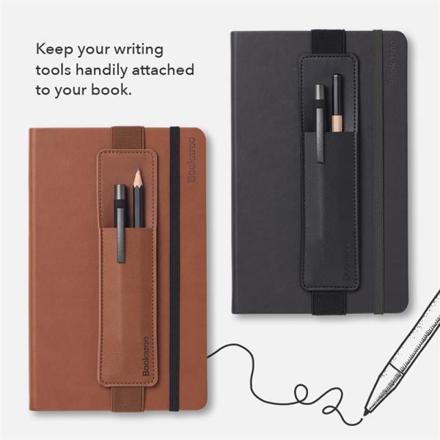 If-İf Bookaroo Pen Pouch Defter üstü Kalemlik Brown Kahverengi-Kitap Ayracı-5-Milagron.com