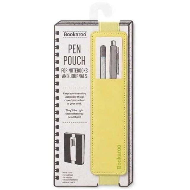 If-İf Bookaroo Pen Pouch Defter üstü Kalemlik Lime-Kitap Ayracı-1-Milagron.com