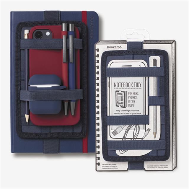 If-İf Bookaroo Pen Pouch Notebook Tidy Defter üstü Düzenleyici Navy Lacivert-Kitap Ayracı-2-Milagron.com
