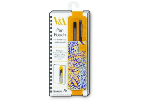 If-If Bookaroo Pen Pouch Sarı çiçekli Lastikli Kalemlik-Kitap Ayracı-1-Milagron.com