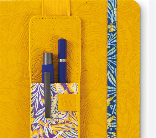 If-If Bookaroo Pen Pouch Sarı çiçekli Lastikli Kalemlik-Kitap Ayracı-4-Milagron.com