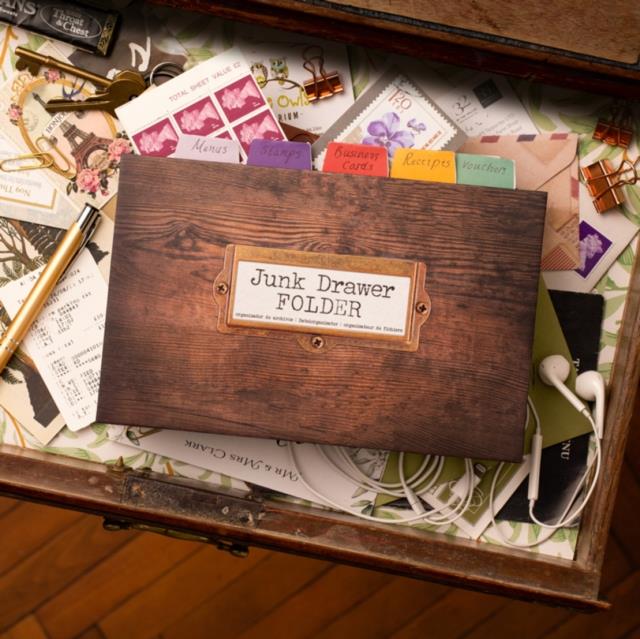 If-If Journals For Life Junk Drawer Folder Efemera Dosyası-Çizgili-2-Milagron.com