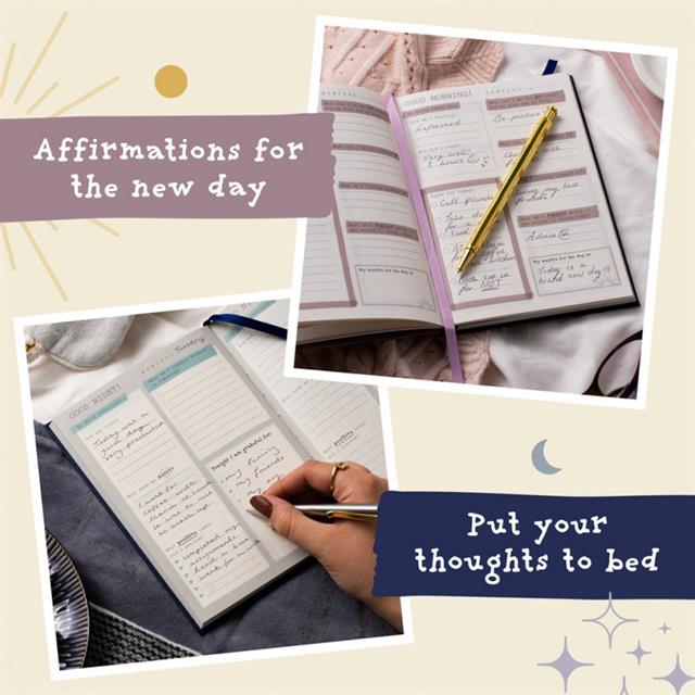 If-If Journals For Life Night Notes / Morning Motivation A5 Journal-Çizgili-3-Milagron.com