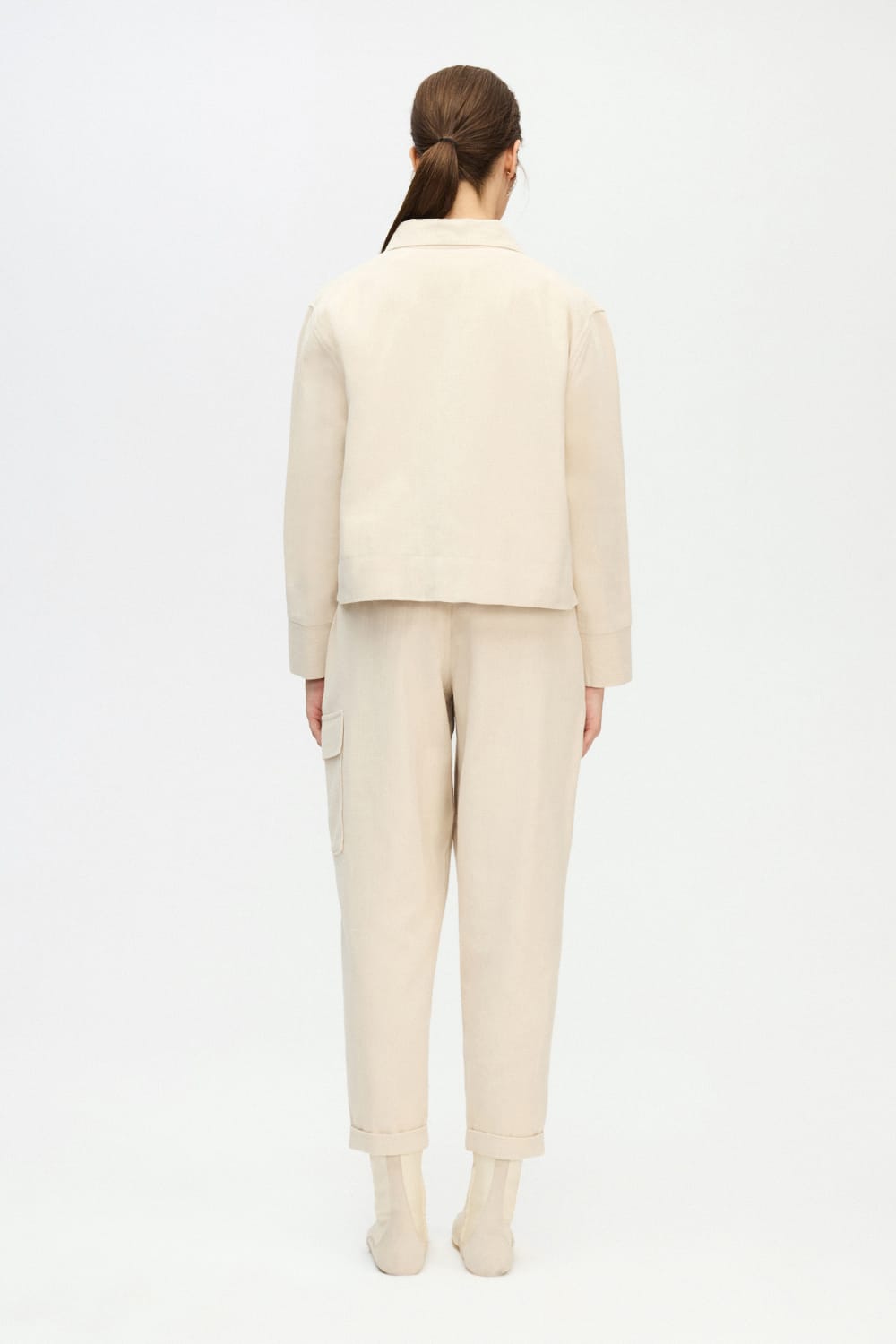 İkikız-Balıksırtı Kargo Pantolon-Pantolon-4-Milagron.com