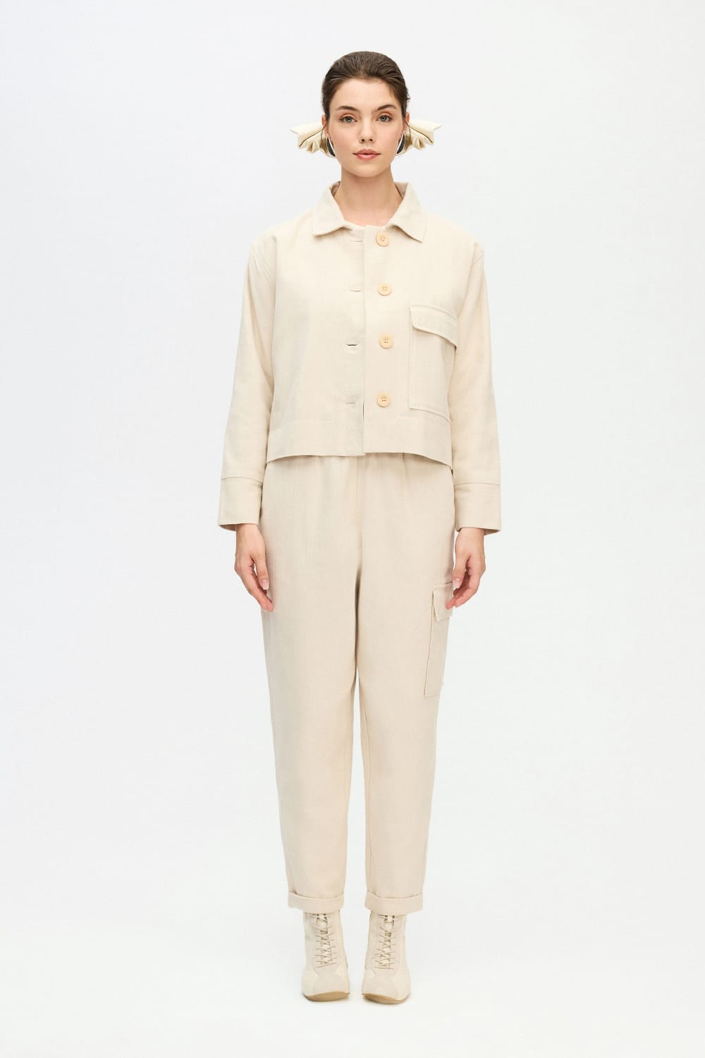 İkikız-Balıksırtı Kısa Ceket-Ceket-1-Milagron.com