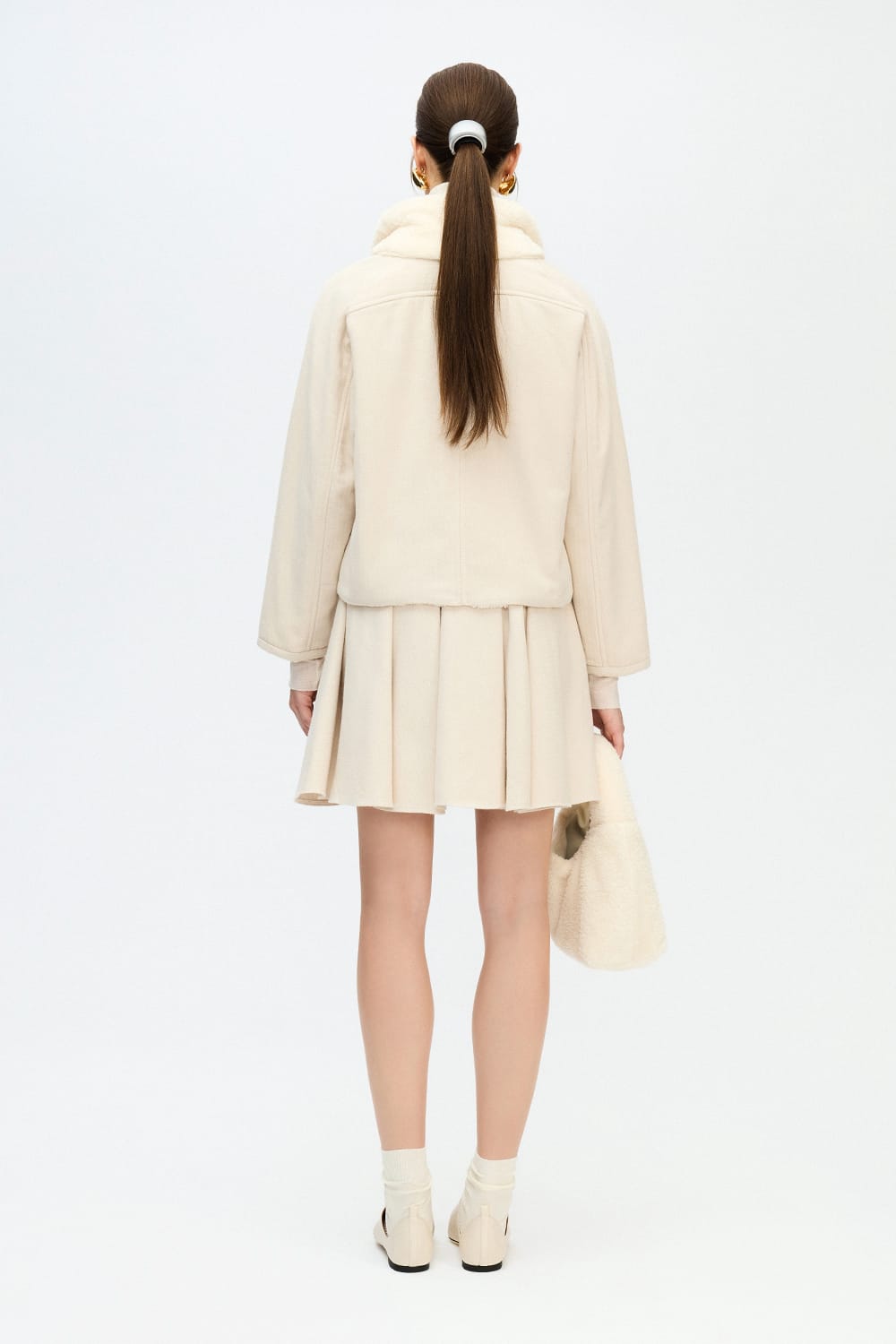 İkikız-Balıksırtı Yakası Kürklü Ceket-Ceket-3-Milagron.com