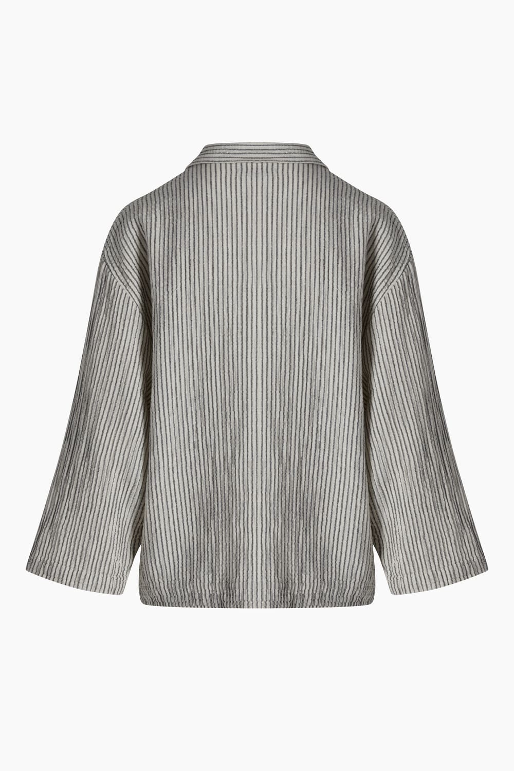 İkikız-Crinkle Çizgili Gömlek-Gömlek-2-Milagron.com