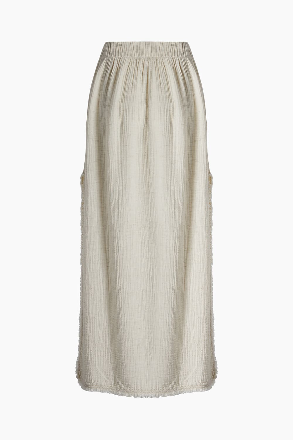 İkikız-Crinkle Linen Etek-Etek-2-Milagron.com