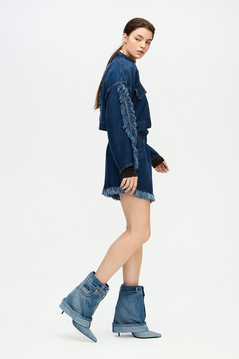 İkikız-Denim Şort-Şort-5-Milagron.com