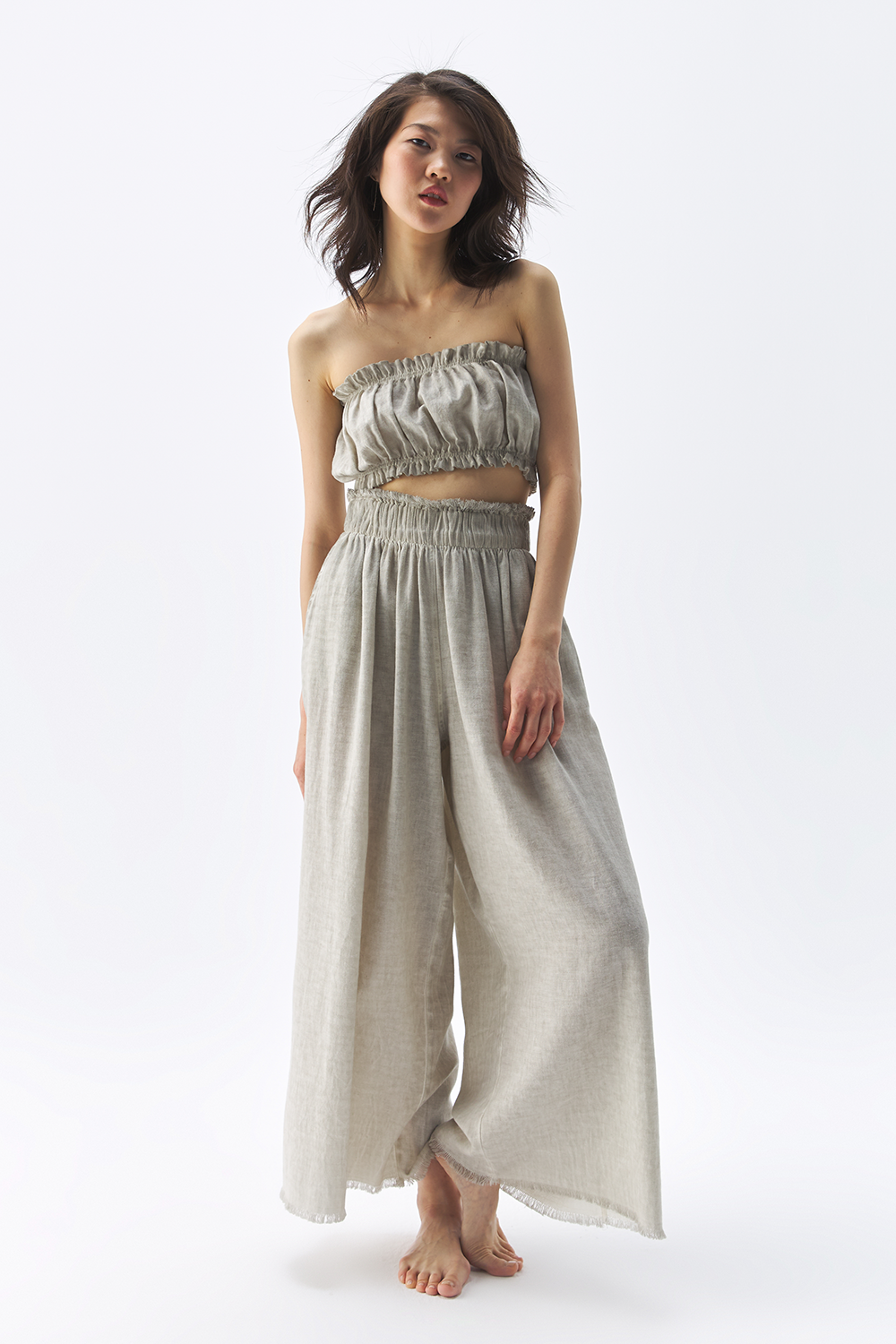 İkikız-Gri Mini Büstiyer-Top-1-Milagron.com