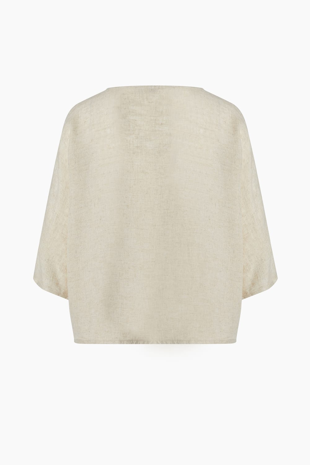 İkikız-Keten Bluz-Top-2-Milagron.com