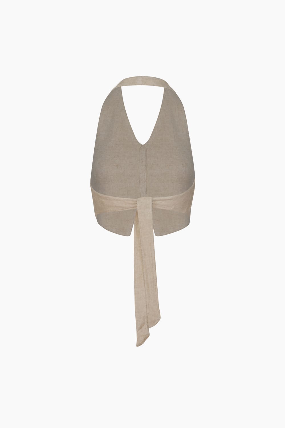 İkikız-Keten Naturel Yelek-Yelek-6-Milagron.com