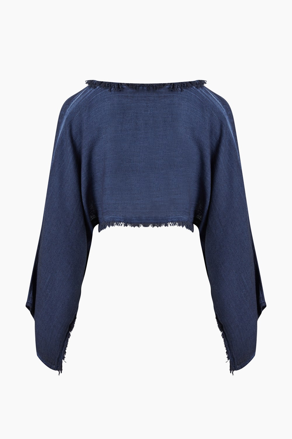 İkikız-Keten Navy Bluz-Top-3-Milagron.com