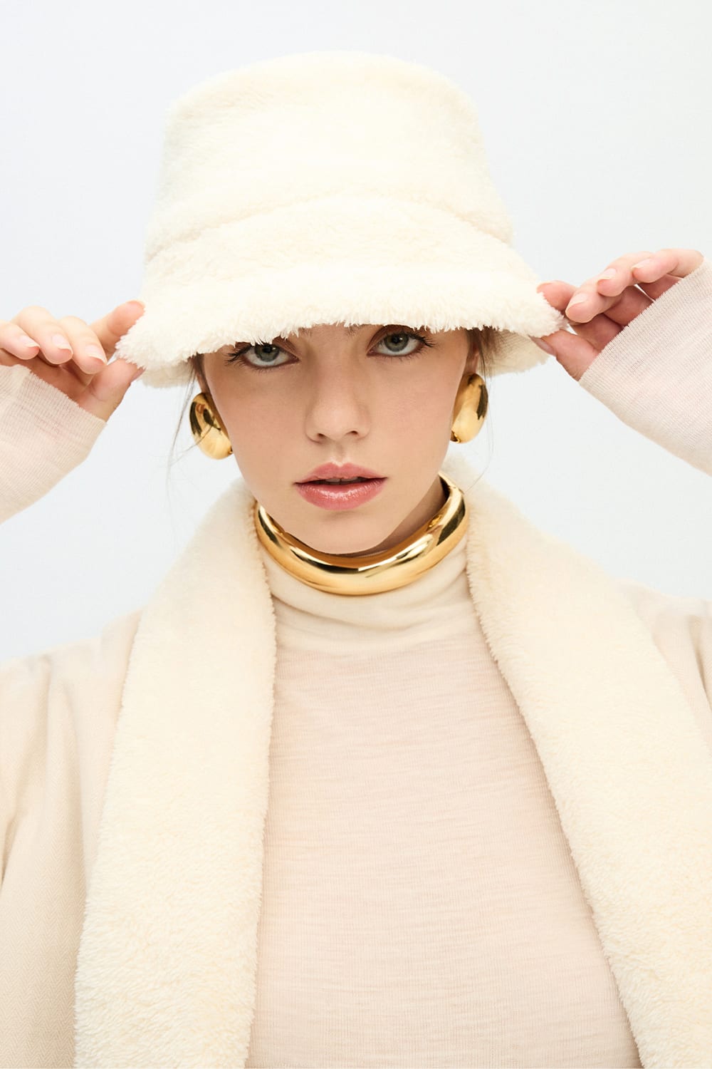 İkikız-Peluş Şapka-Şapka-1-Milagron.com