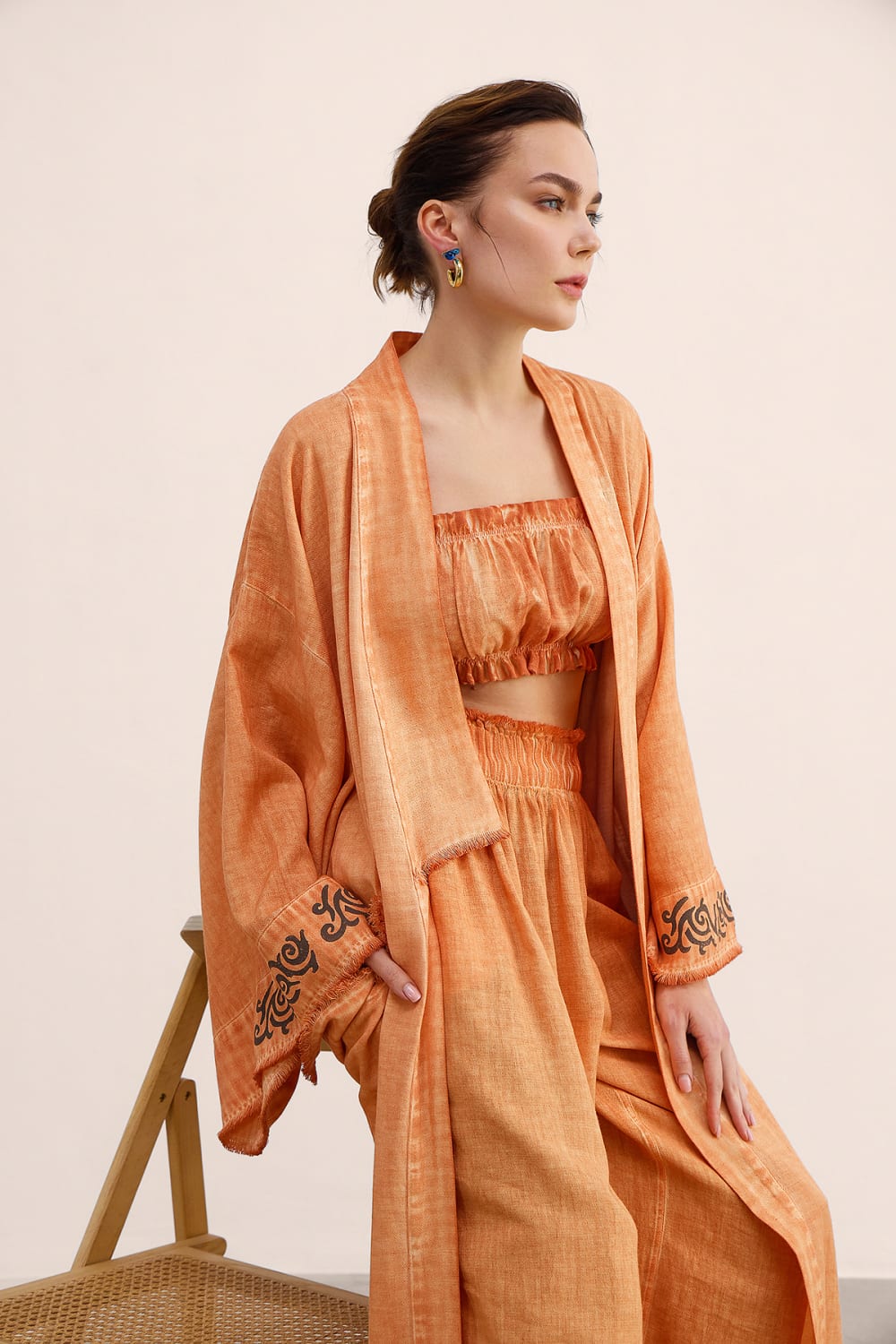 İkikız-Turuncu Mini Büstiyer-Top-7-Milagron.com