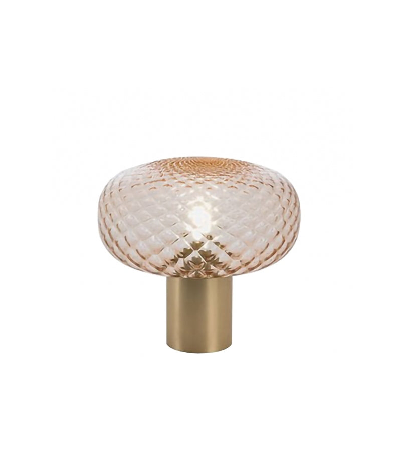 Bloom Masa Lambasi 1L Transparan Pembe Ø30X28 Cm E27 Led 1X15W