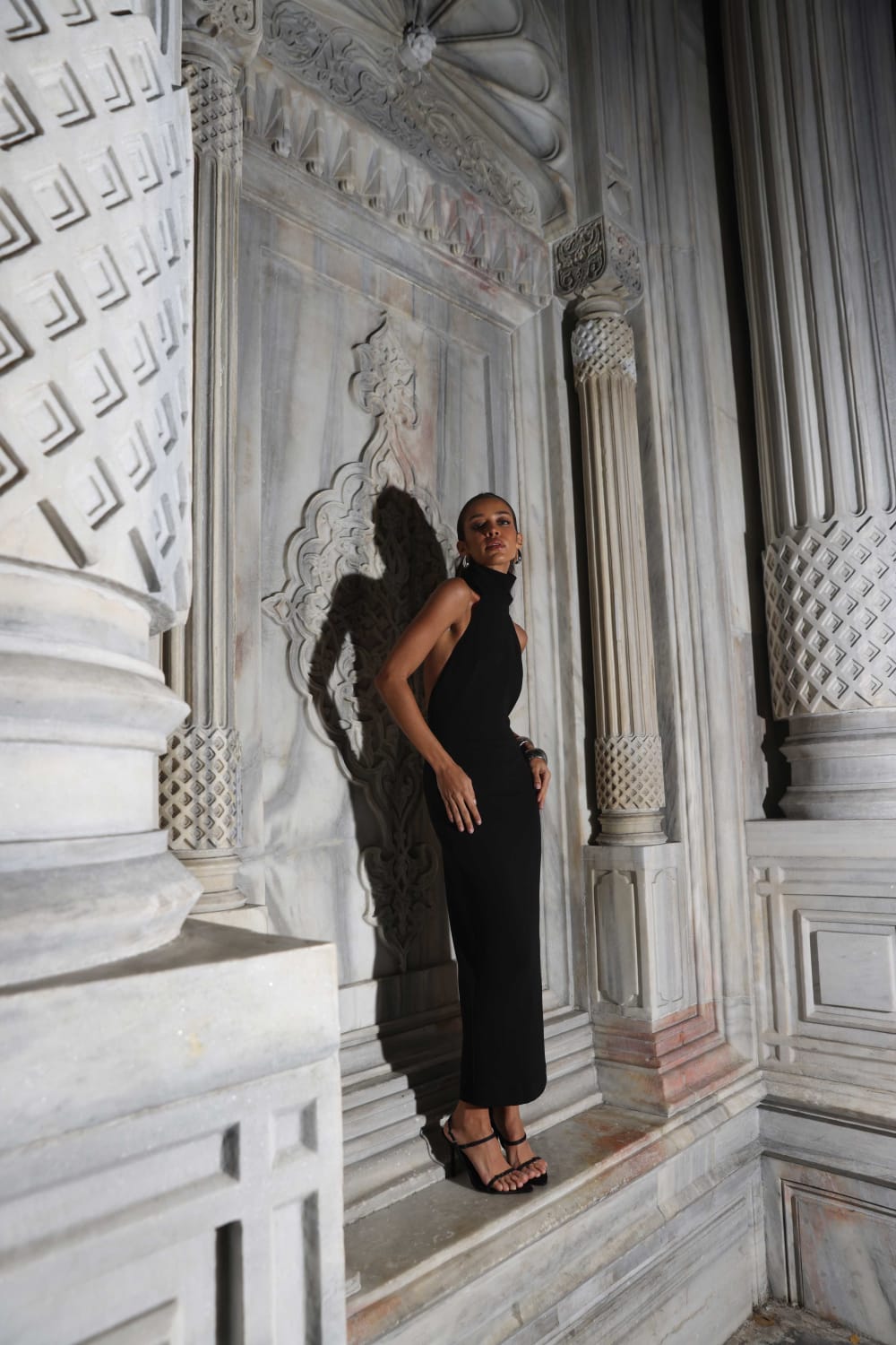 İladia-Amara Midi Dress-Elbise-1-Milagron.com