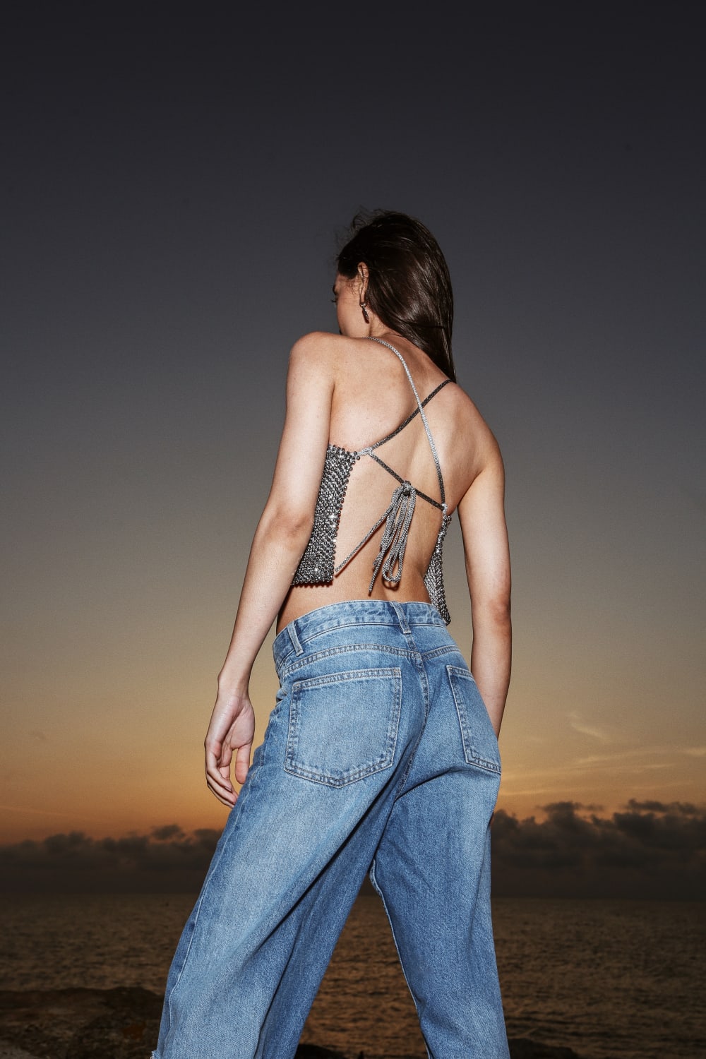 İladia-Fi Crystal Top - Silver-Top-3-Milagron.com