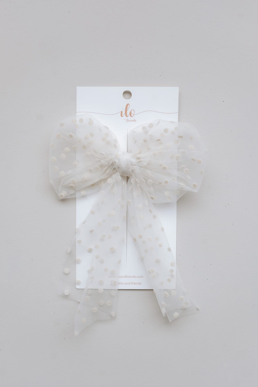 Ilo and Friends-Spotty Klipsli Toka-Atkı-1-Milagron.com