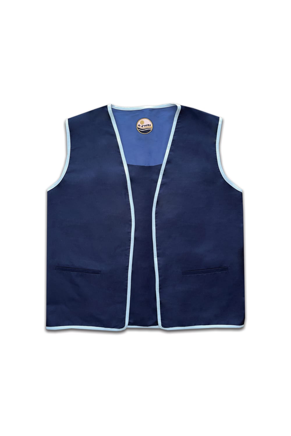 In D'Tales-Long Beach Çift Taraflı Yelek-Yelek-1-Milagron.com